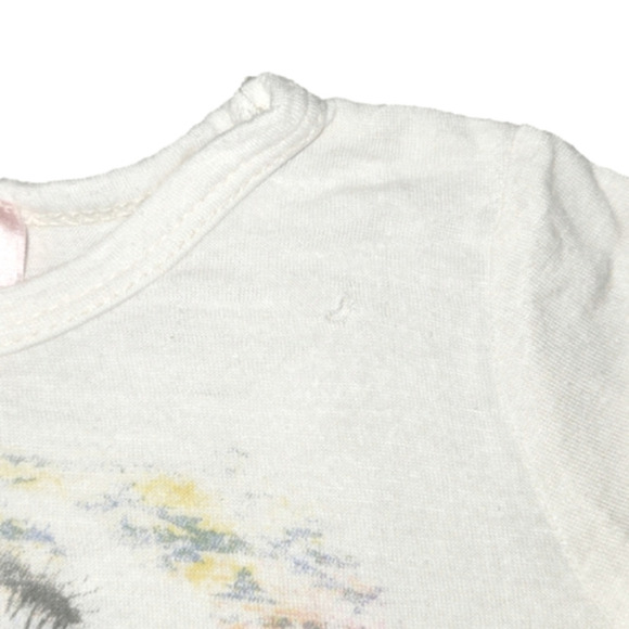 Chic GIRLZ White Short Sleeve Tee with Tiger on Front - Picture 2 of 3